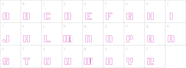 Uppercase characters