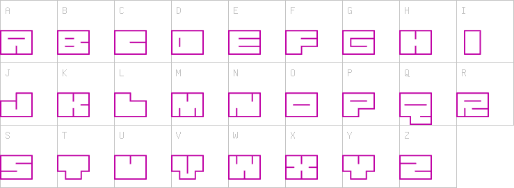 Uppercase characters