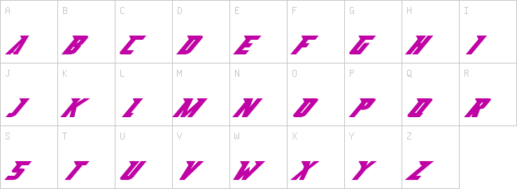 Uppercase characters