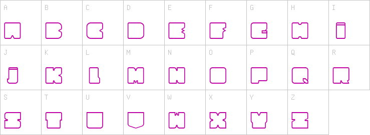 Uppercase characters