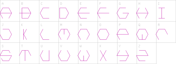 Uppercase characters