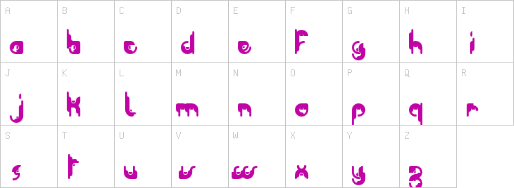 Uppercase characters