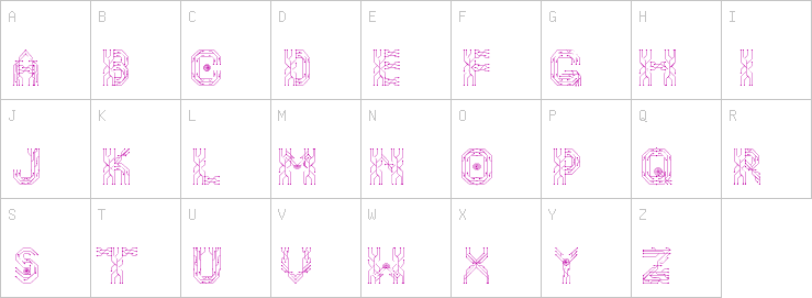 Uppercase characters