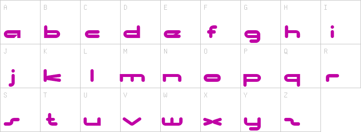 Uppercase characters