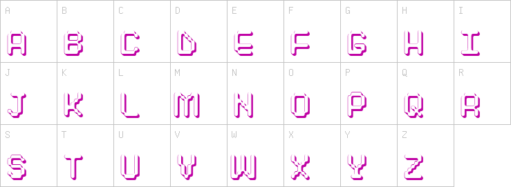 Uppercase characters