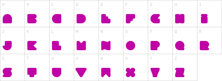 Uppercase characters