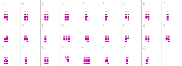 Uppercase characters