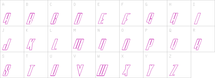 Uppercase characters