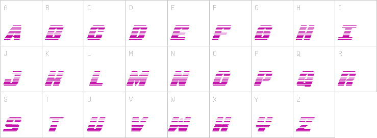 Uppercase characters