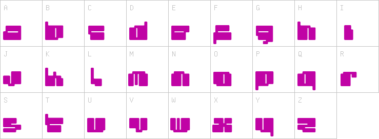 Uppercase characters