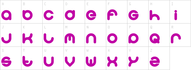 Uppercase characters