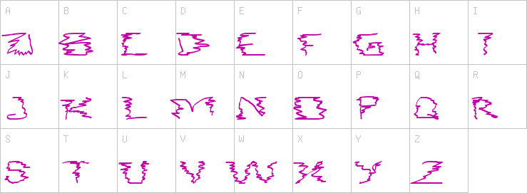 Uppercase characters