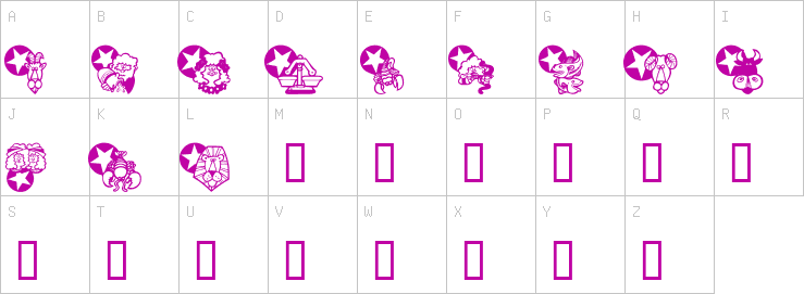 Uppercase characters