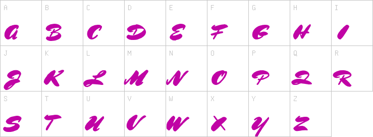 Uppercase characters