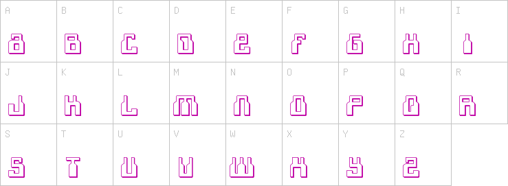 Uppercase characters