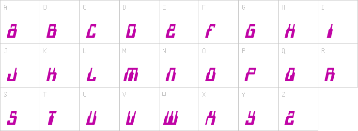 Uppercase characters