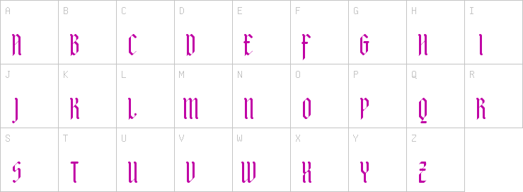 Uppercase characters