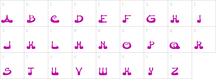 Uppercase characters