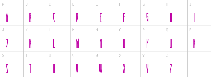 Uppercase characters