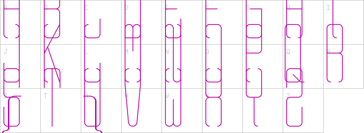 Uppercase characters