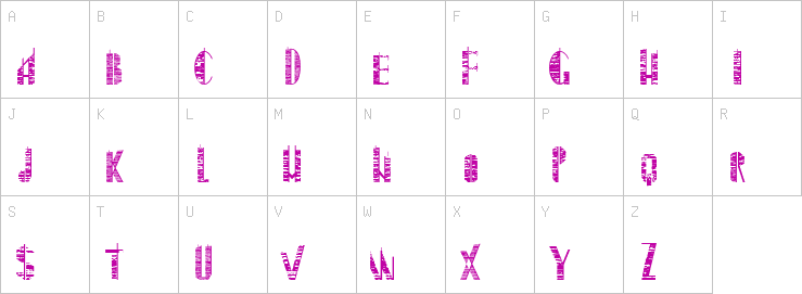 Uppercase characters