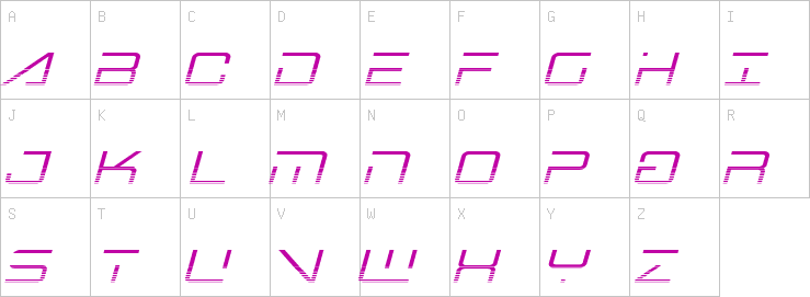 Uppercase characters