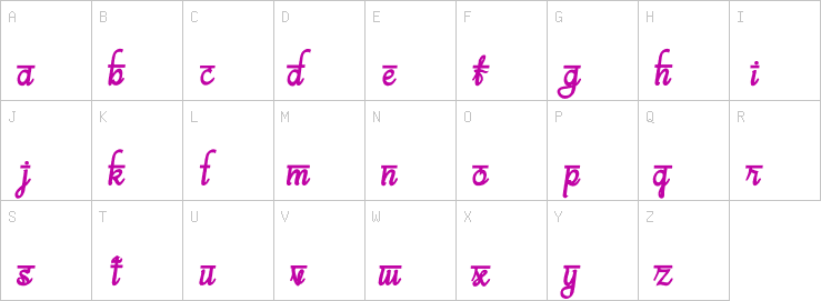 Uppercase characters