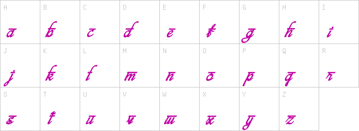 Uppercase characters