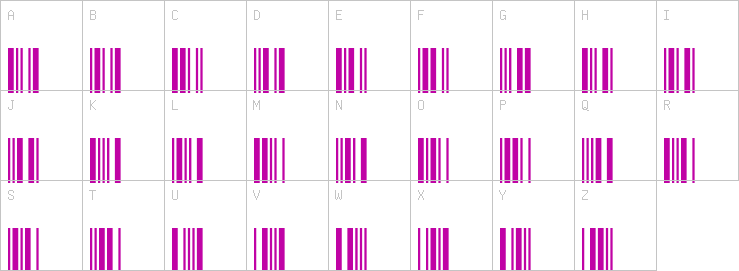 Uppercase characters