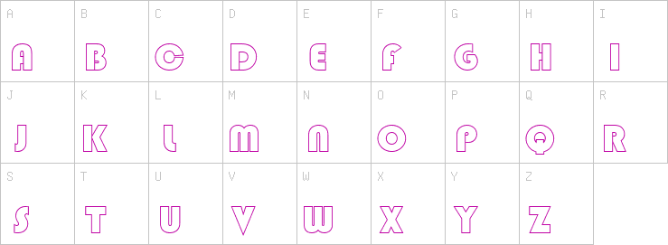 Uppercase characters