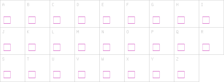 Uppercase characters