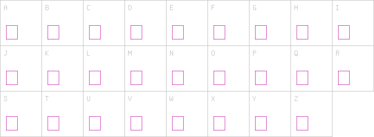 Uppercase characters