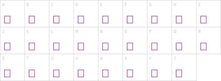 Uppercase characters