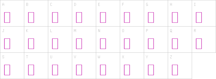 Uppercase characters