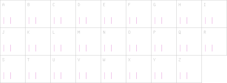 Uppercase characters