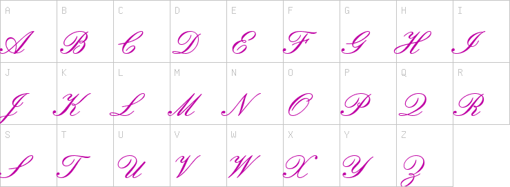 Uppercase characters