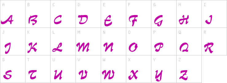 Uppercase characters